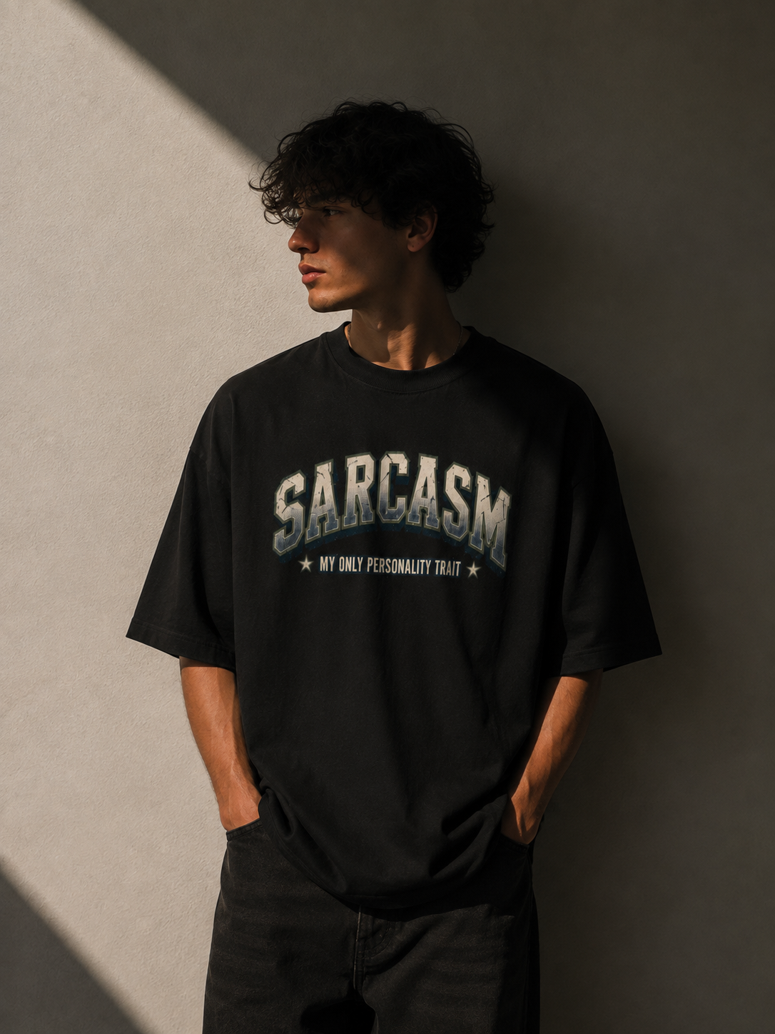 Sarcasm - Oversized Classic T-Shirt