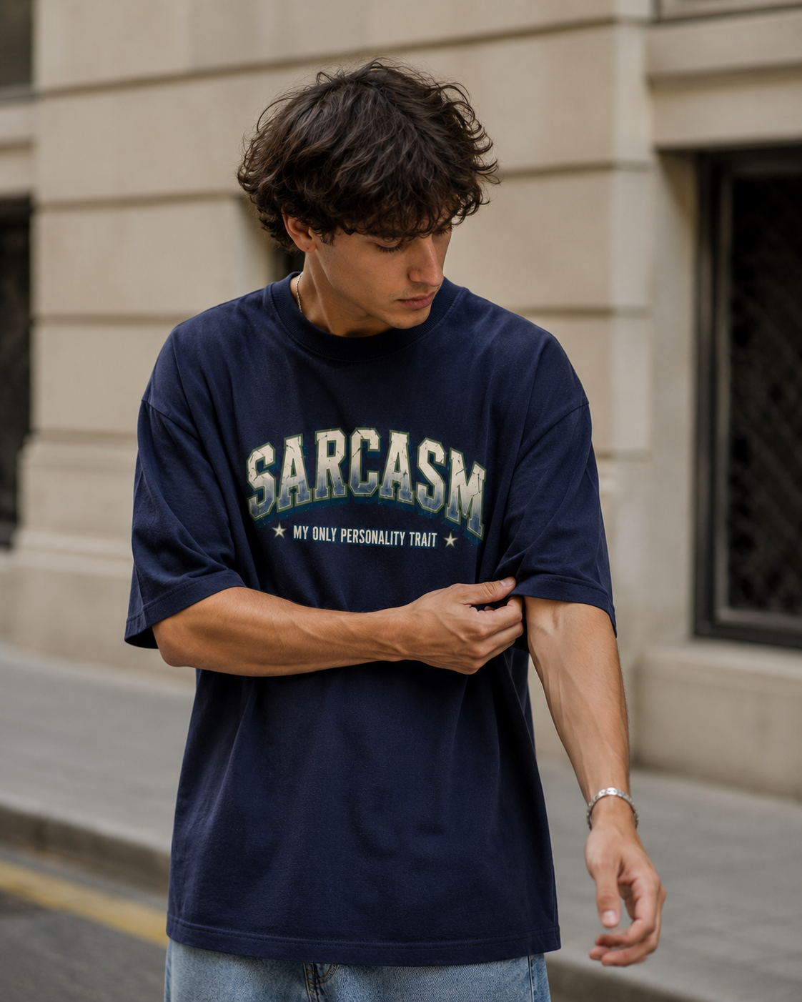 Sarcasm - Oversized Classic T-Shirt