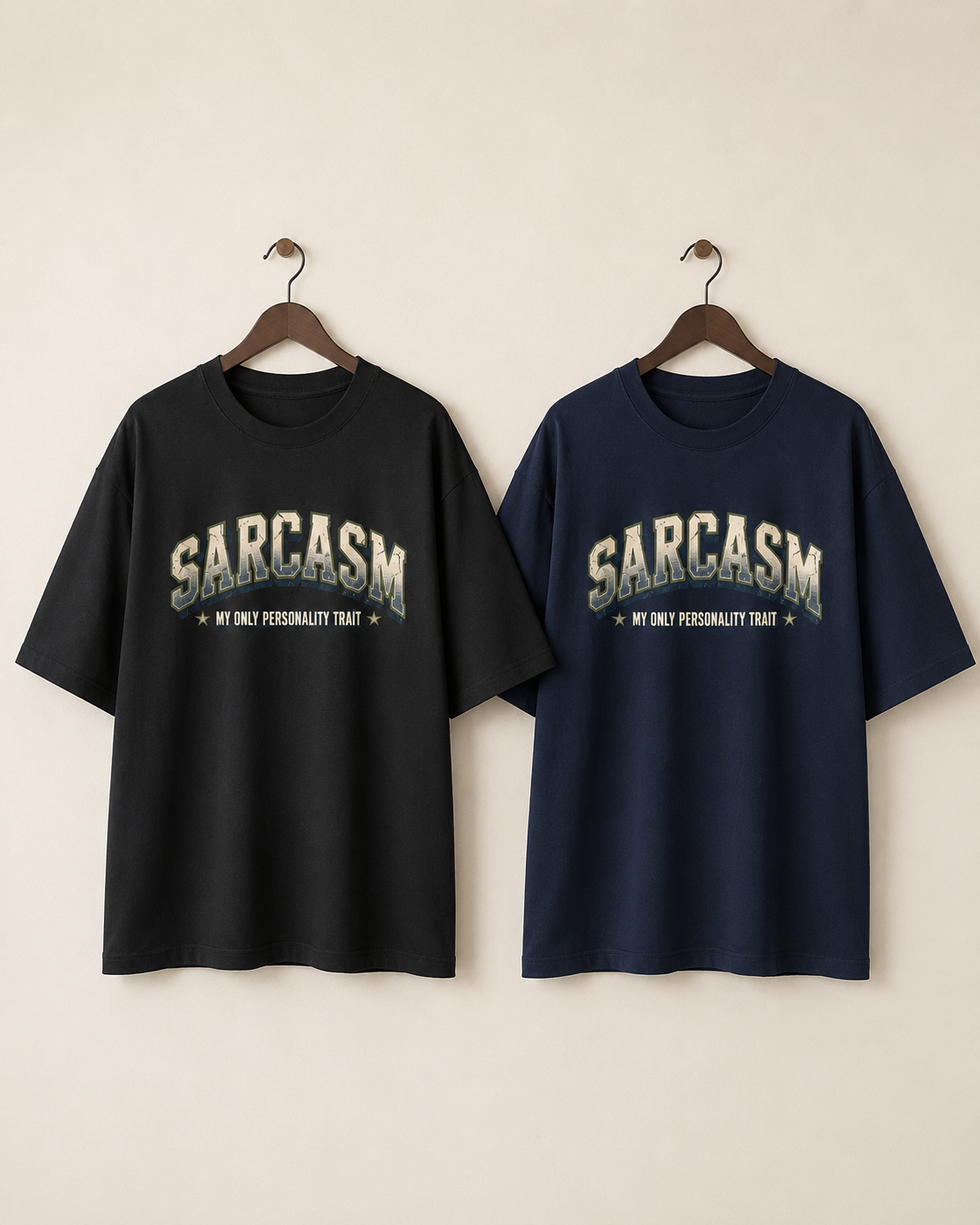 Sarcasm - Oversized Classic T-Shirt