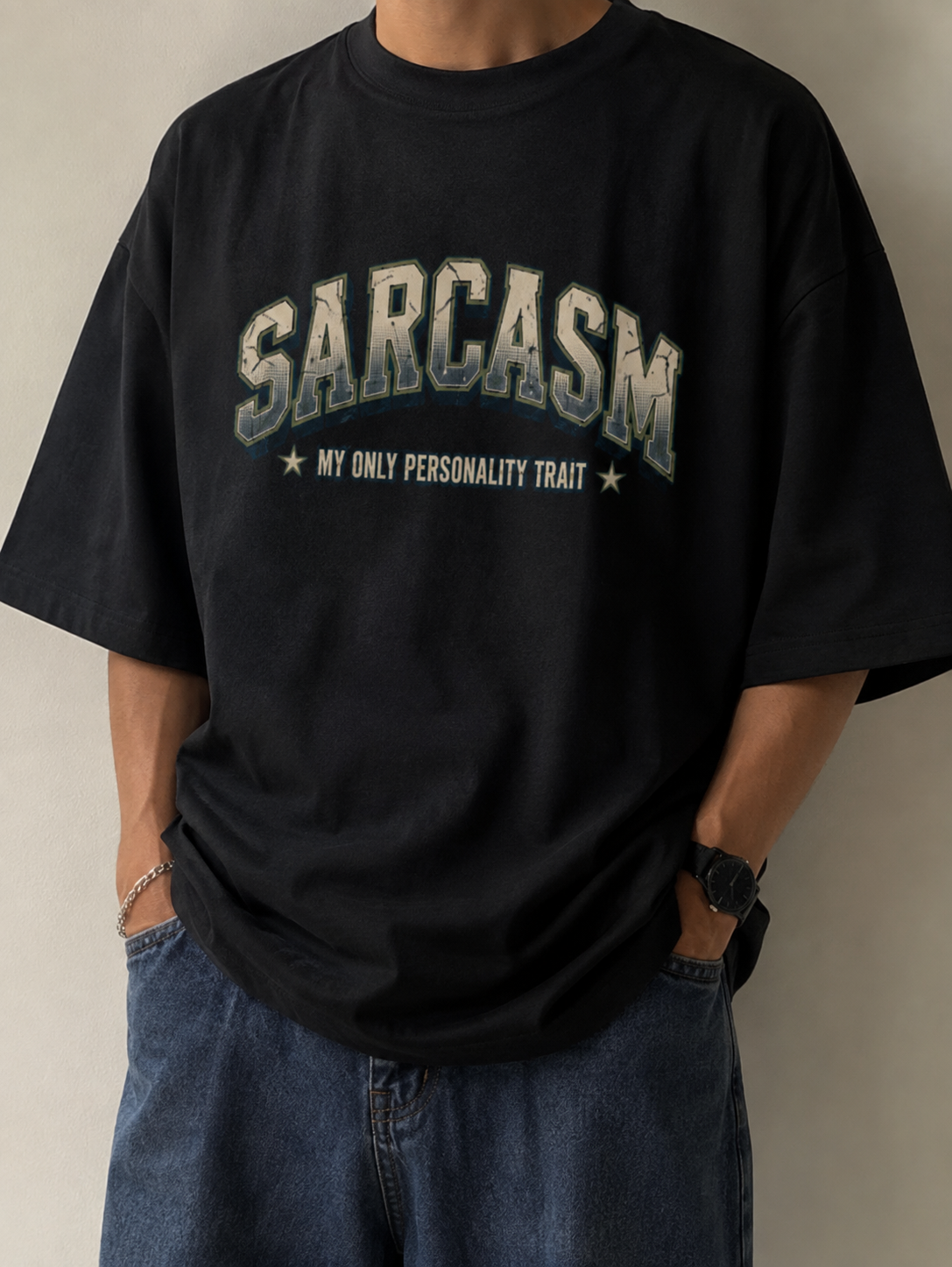 Sarcasm - Oversized Classic T-Shirt