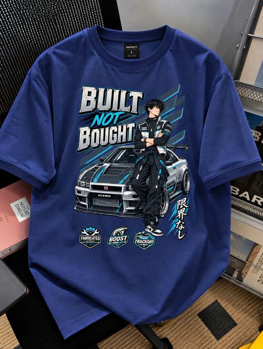 Built Not Bought Oversized Streetwear T-Shirt | 240 GSM Heavyweight Cotton