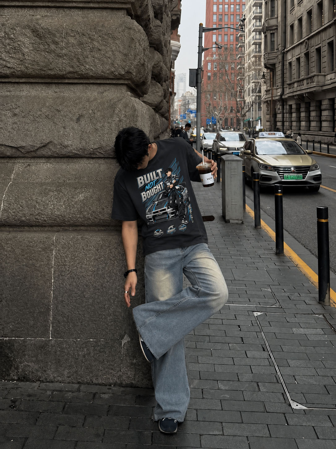 Built Not Bought Oversized Streetwear T-Shirt | 240 GSM Heavyweight Cotton