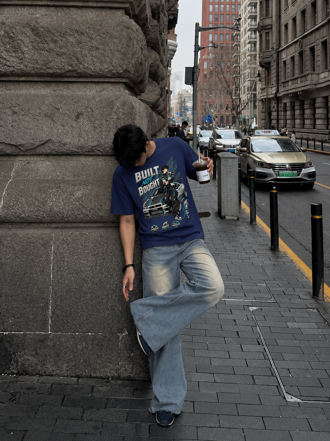 Built Not Bought Oversized Streetwear T-Shirt | 240 GSM Heavyweight Cotton